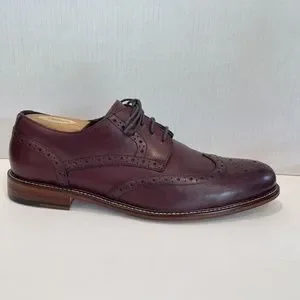 JOSEPH ABBOUD Mens Size 10 Wingtip Oxford Shoes Cherry Brown Leather 40G4R00003 Joseph Abboud | Shoes | Joseph Abboud Mens Size Wingtip  main image 2